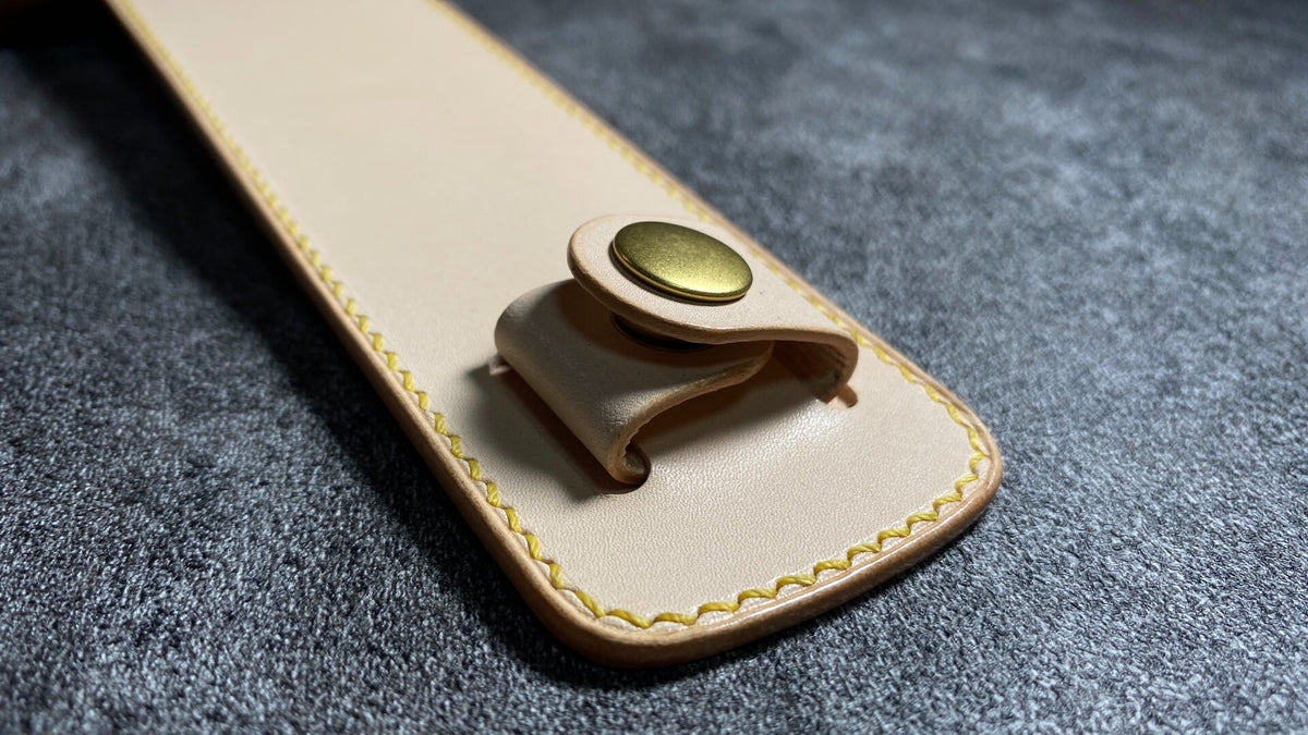 Vegetable Tanned Leather Bag Strap Clip