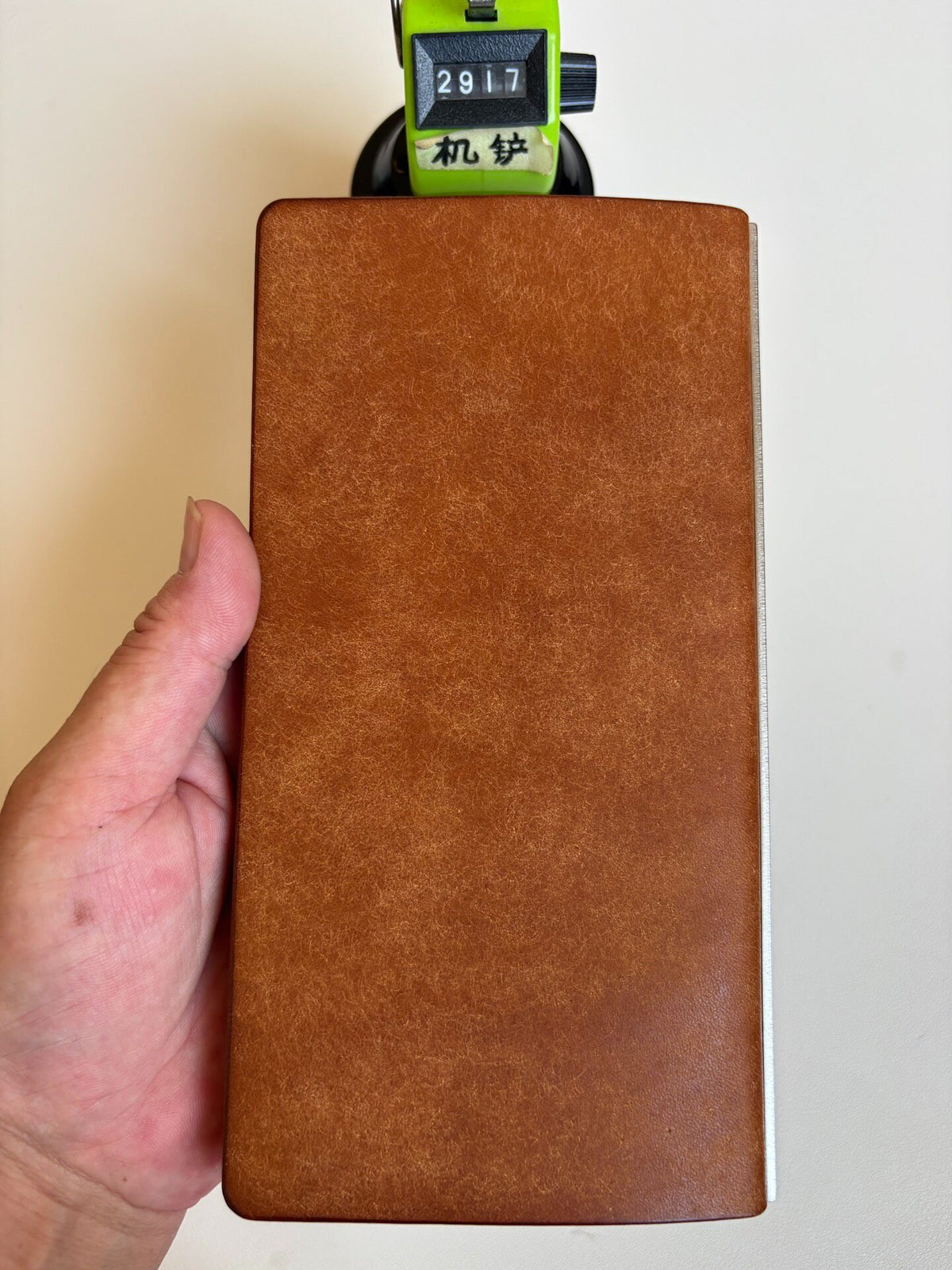 A6 Six-Ring Binder Cover in Pueblo Leather