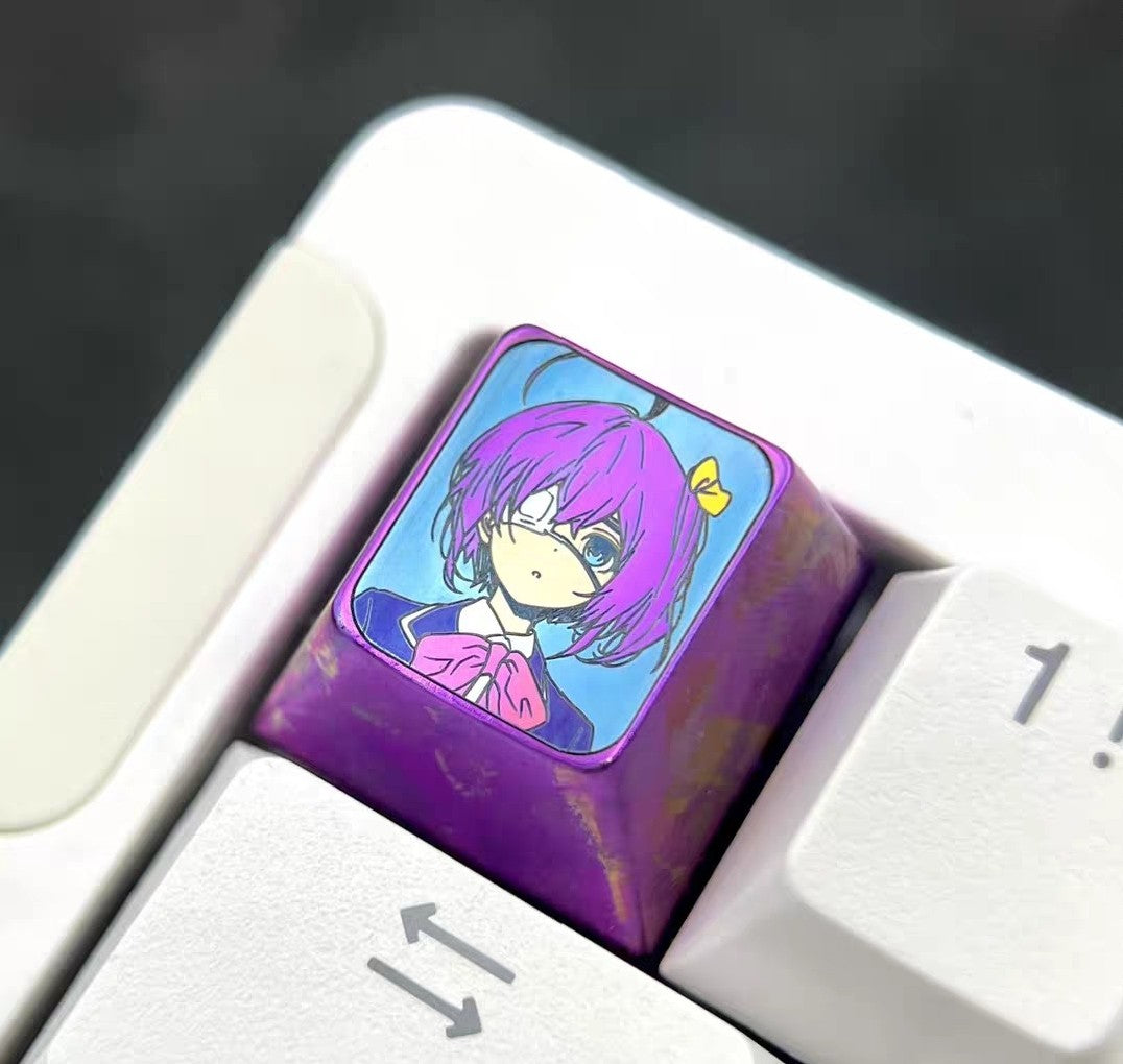 Rikka Takanashi 1U Titanium Alloy Keycap