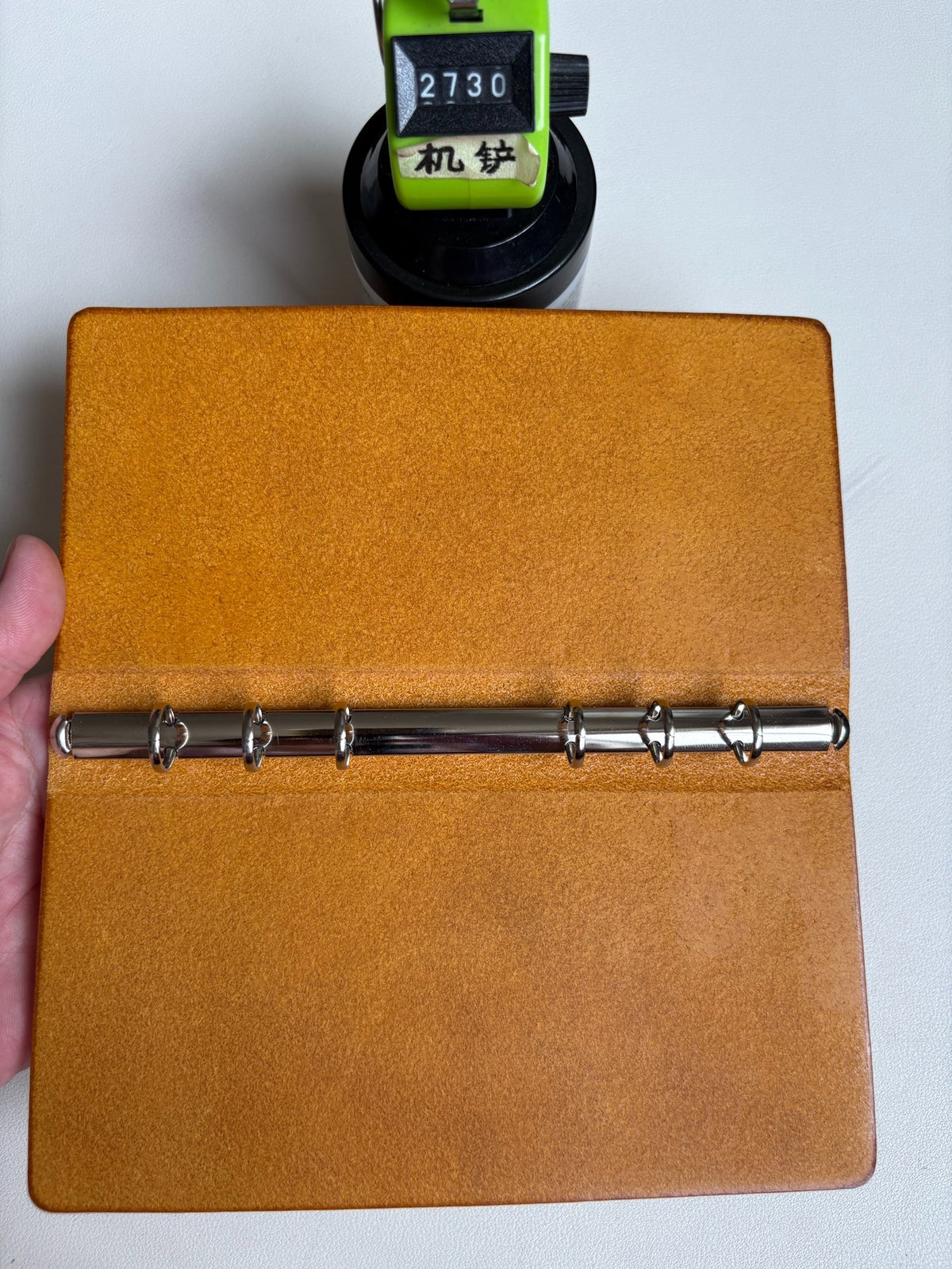 A6 Pueblo Leather Six Ring Loose Leaf Cover