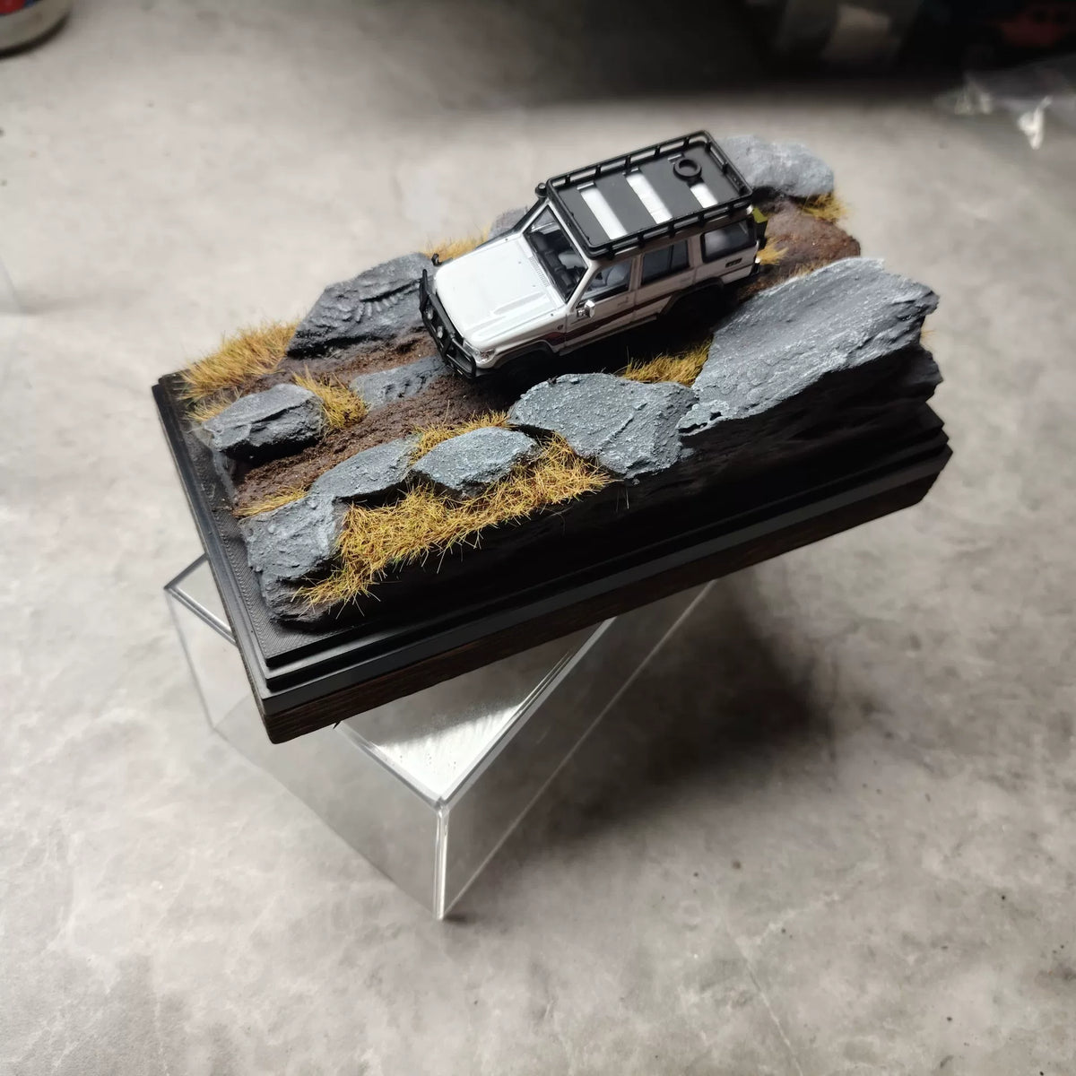 Socle de diorama Off-Road à l'échelle 1:64