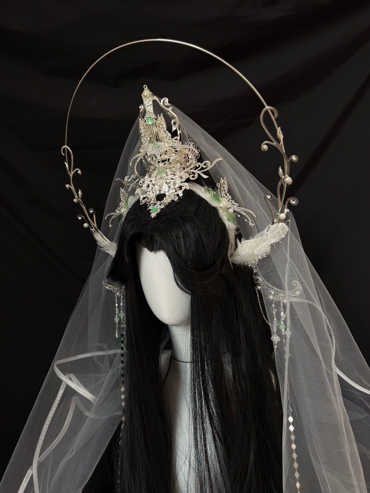 Shen Qingqiu Cosplay Crown with Veil
