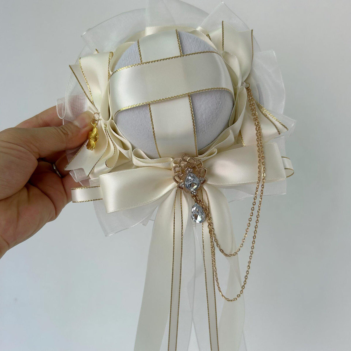 Handcrafted Lolita Top Hat Hair Accessory