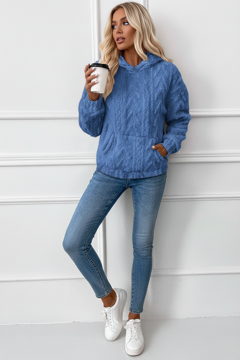 Mannequin en sweat bleu