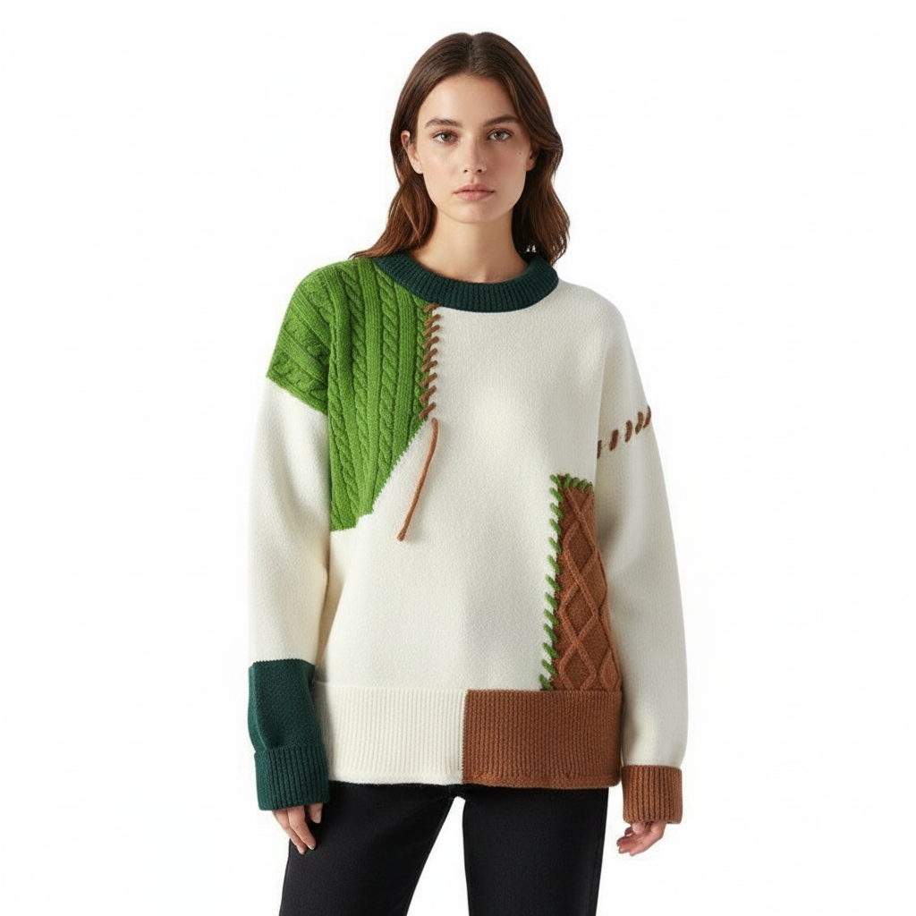 Mannequin féminin pull coloré