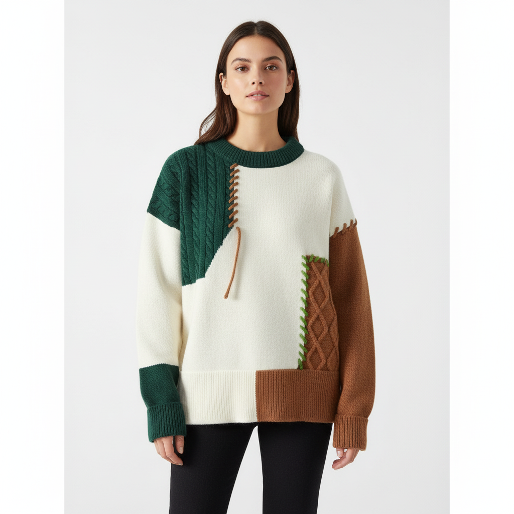 Mannequin féminin pull coloré