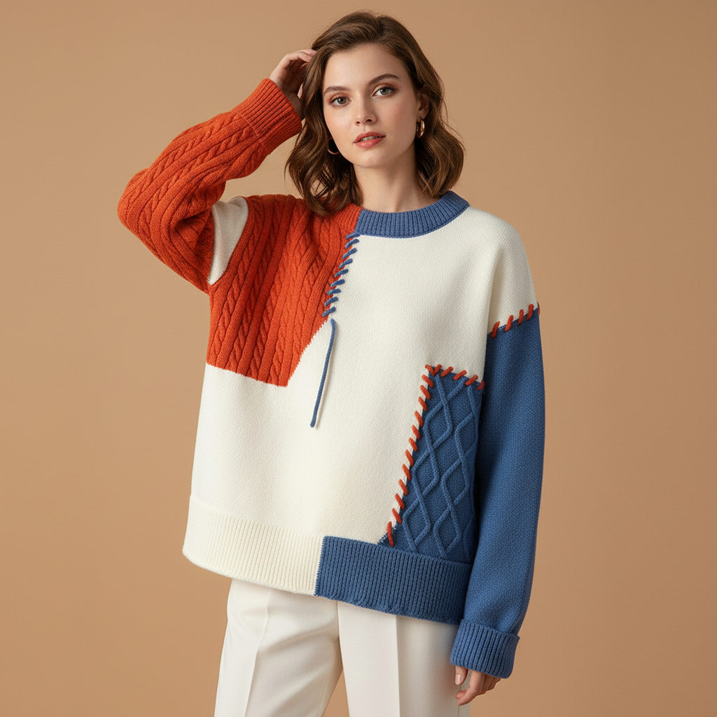 Mannequin féminin pull coloré