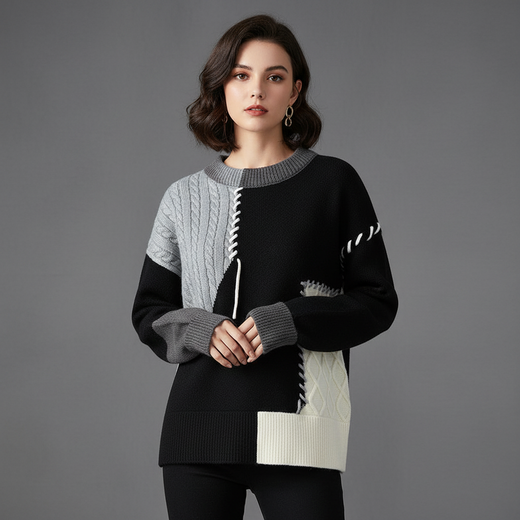 Mannequin féminin pull coloré