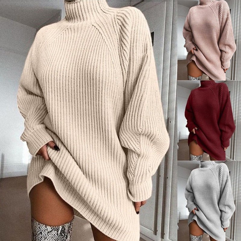 Pull Oversize en Maille Ribbée - QubziPull Oversize en Maille RibbéeQubziPull Oversize en Maille Ribbée