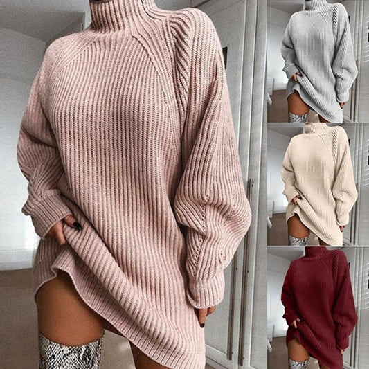 Pull Oversize en Maille Ribbée - QubziPull Oversize en Maille RibbéeQubziPull Oversize en Maille Ribbée