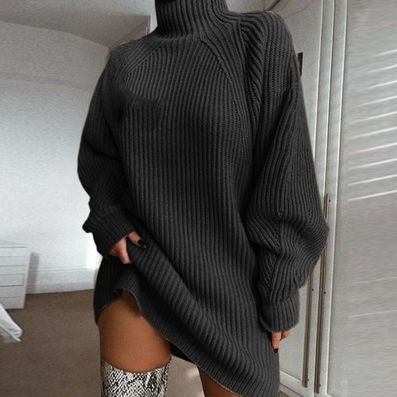 Pull Oversize en Maille Ribbée - QubziPull Oversize en Maille RibbéeQubziPull Oversize en Maille Ribbée