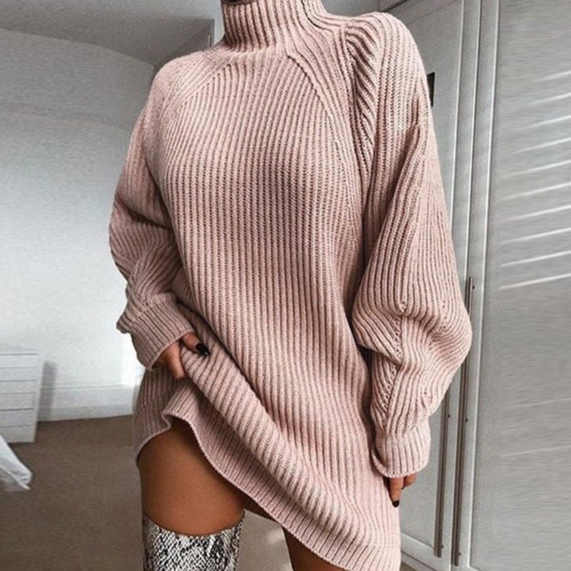 Pull Oversize en Maille Ribbée - QubziPull Oversize en Maille RibbéeQubziPull Oversize en Maille Ribbée