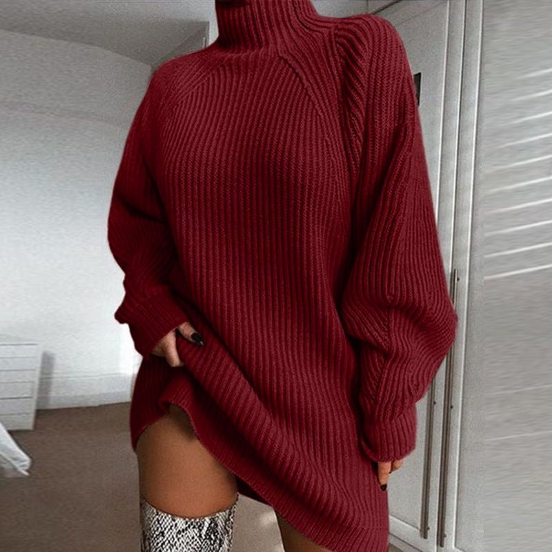 Pull Oversize en Maille Ribbée - QubziPull Oversize en Maille RibbéeQubziPull Oversize en Maille Ribbée