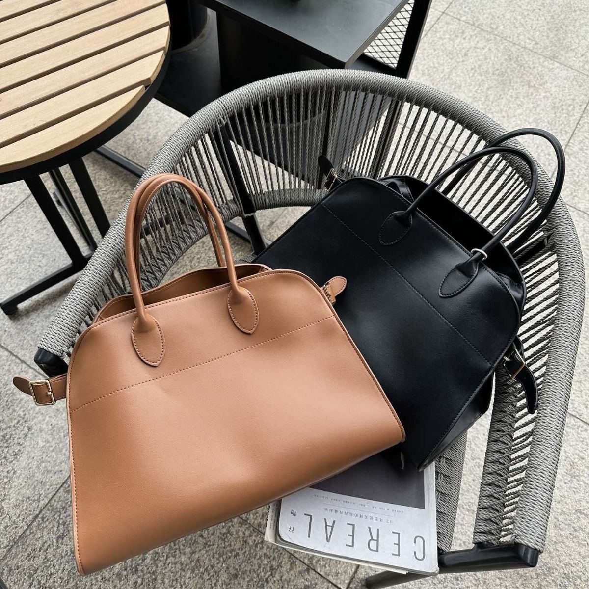 Sac Cabas Élégance Noire – Grand Format Chic et Polyvalent - QubziSac Cabas Élégance Noire – Grand Format Chic et PolyvalentQubziSac Cabas Élégance Noire – Grand Format Chic et Polyvalent