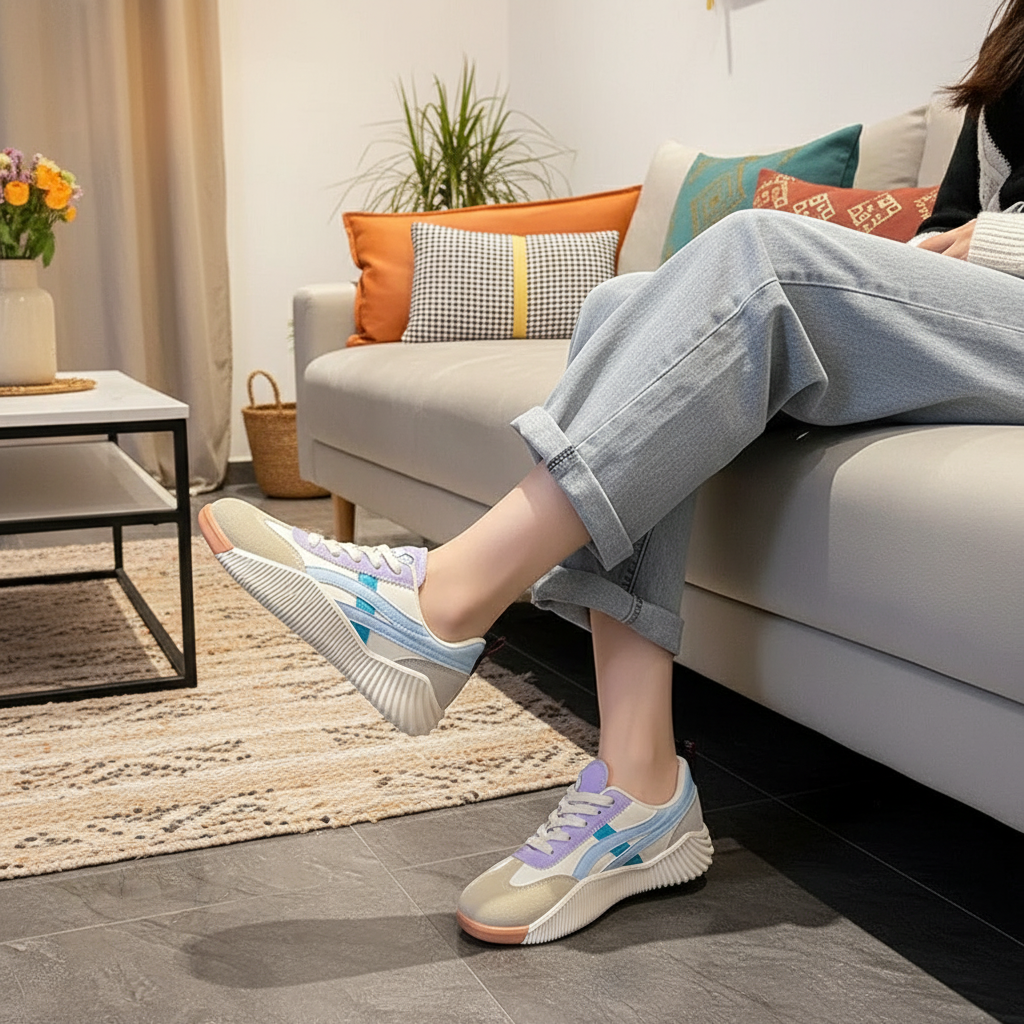 Sneakers ambiance maison